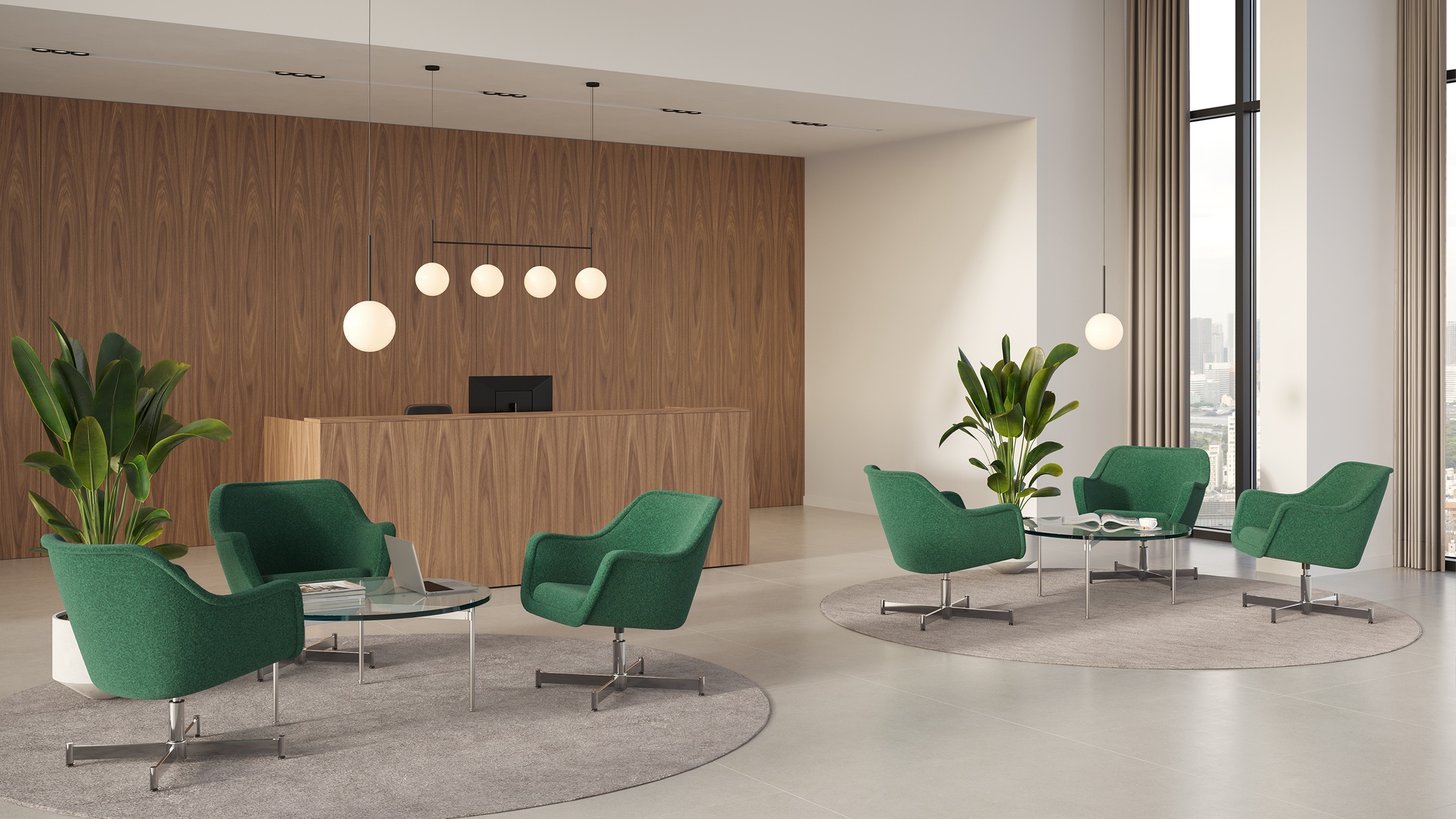 Law firm reception area