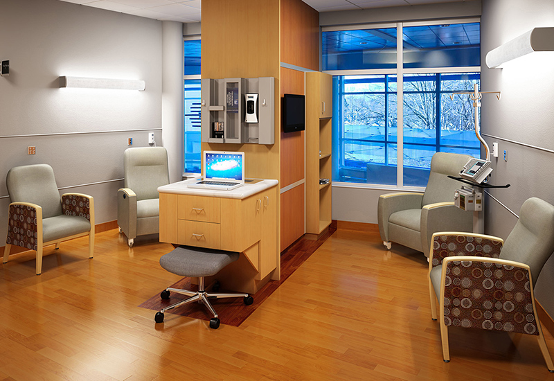 Healthcare Exam Seating, healthcare patient room layout